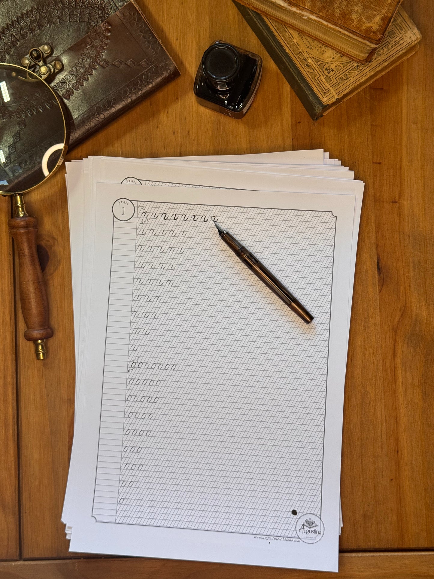 30 jours pour une belle écriture - 69 pages PDF à imprimer