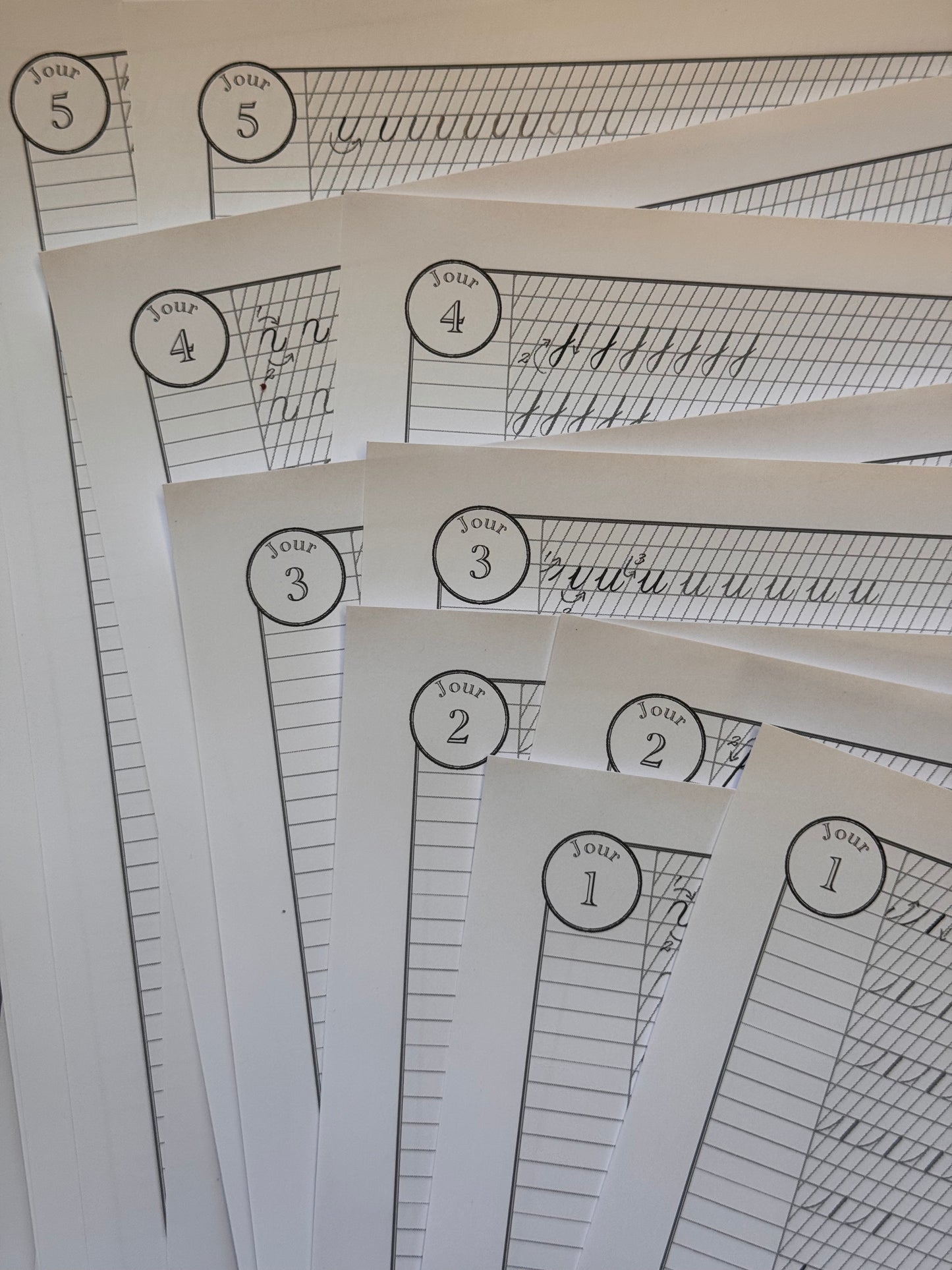 30 jours pour une belle écriture - 69 pages PDF à imprimer