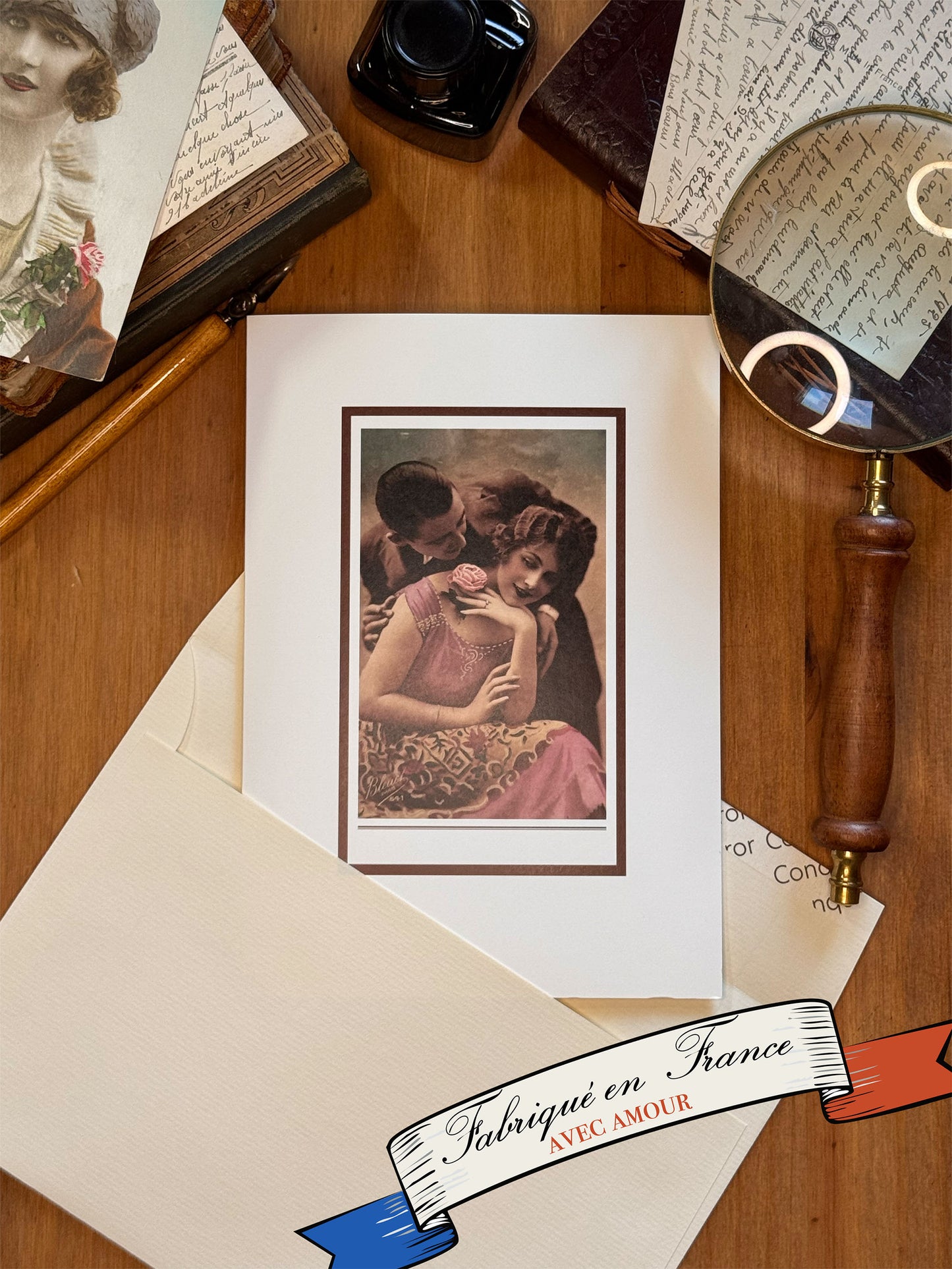 Carte illustrée d’après une correspondance retrouvée - Le Compliment