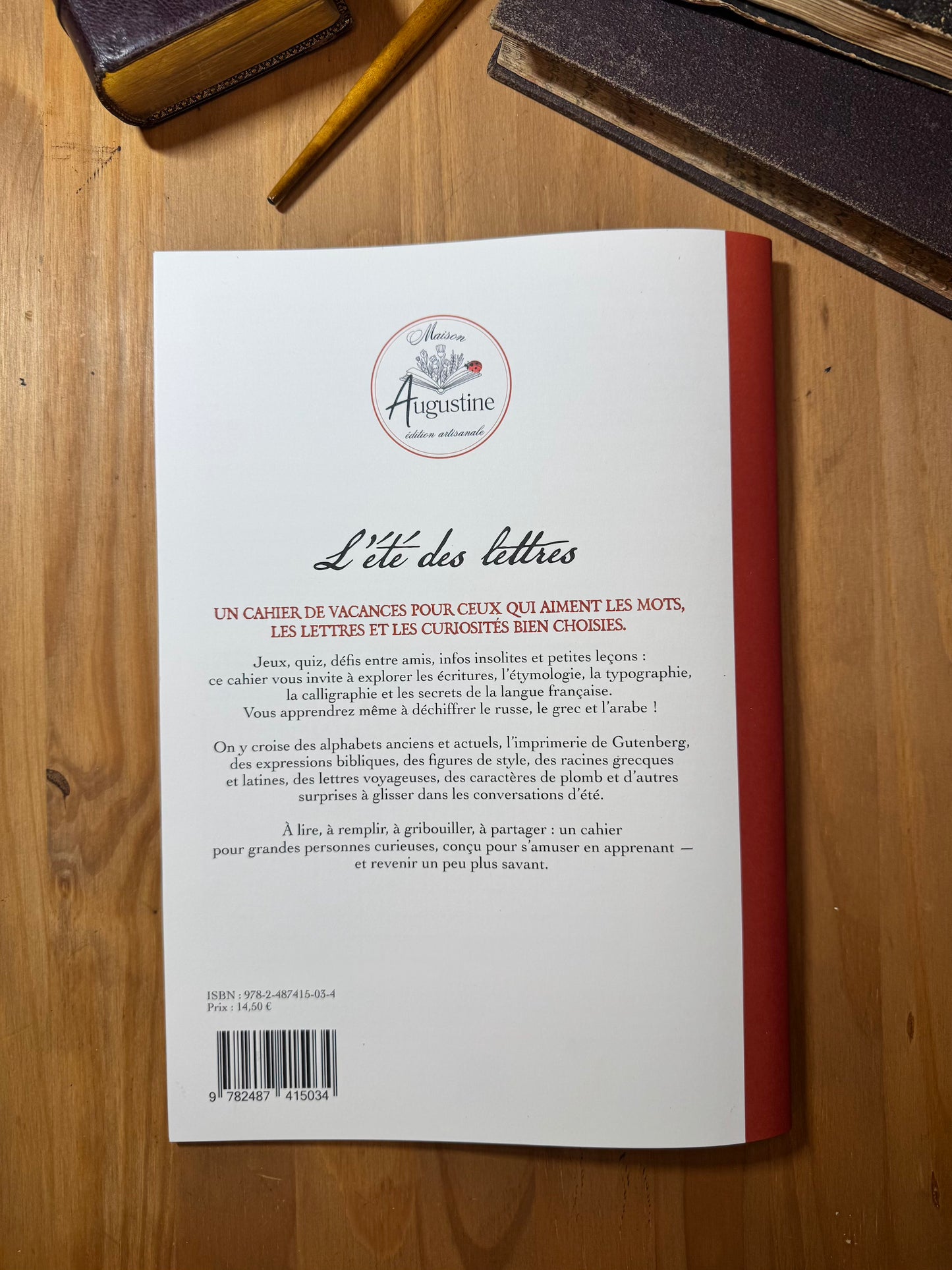 L’Été des lettres - Le cahier de vacances pour grandes personnes curieuses
