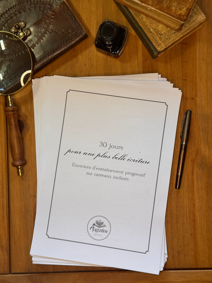 30 jours pour une belle écriture - 69 pages PDF à imprimer