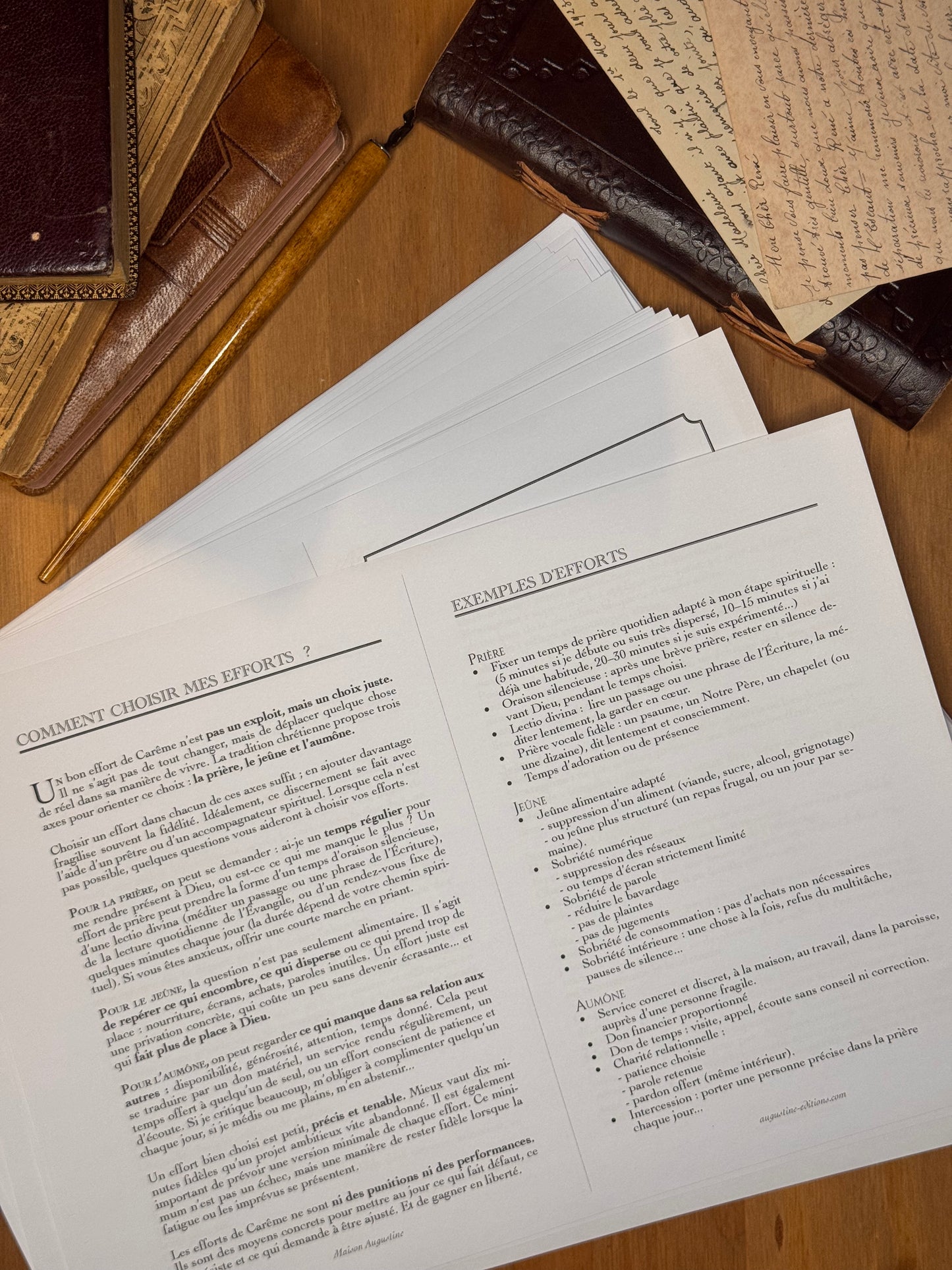 Journal de Carême 2026 - PDF à imprimer