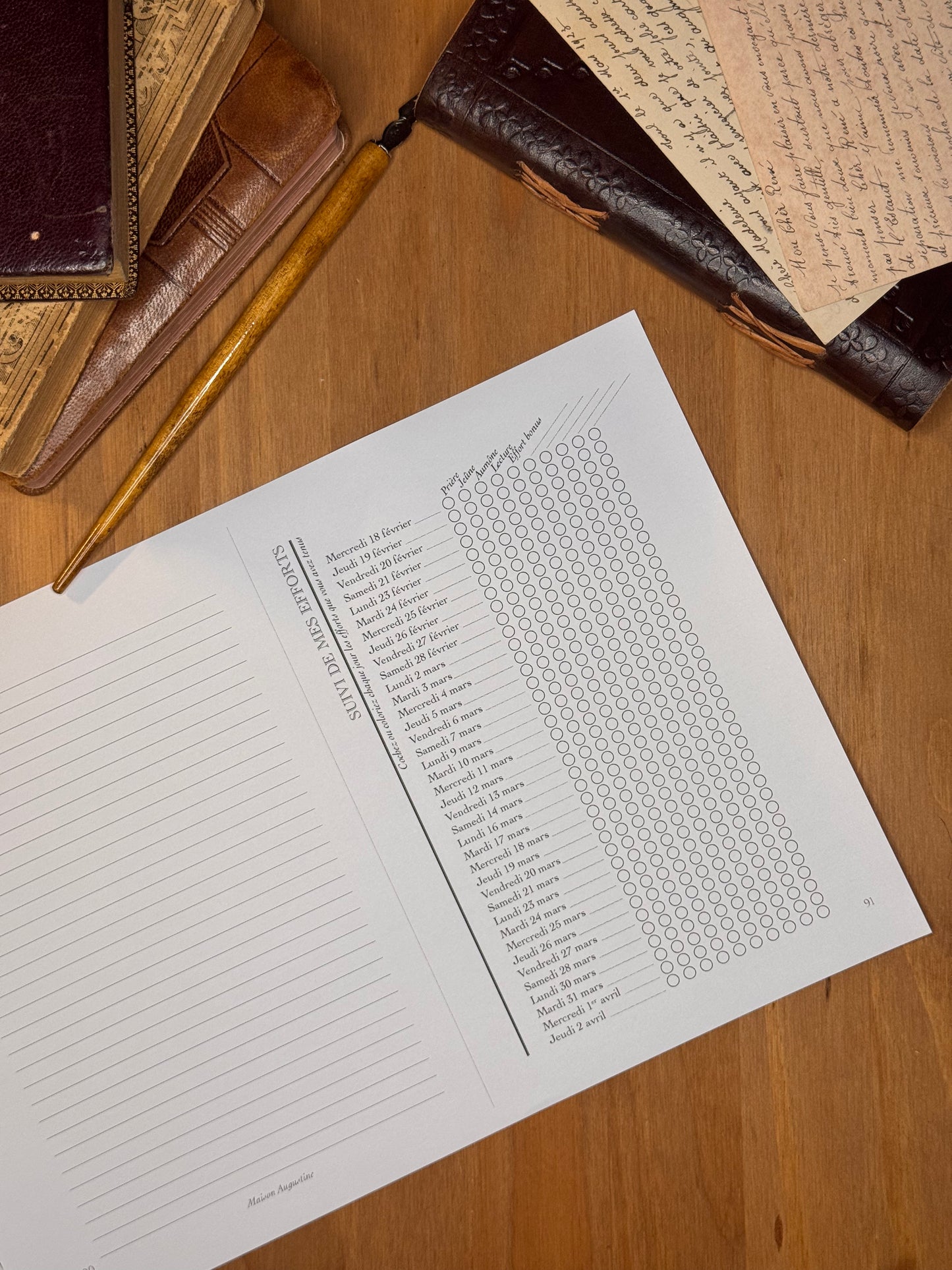 Journal de Carême 2026 - PDF à imprimer