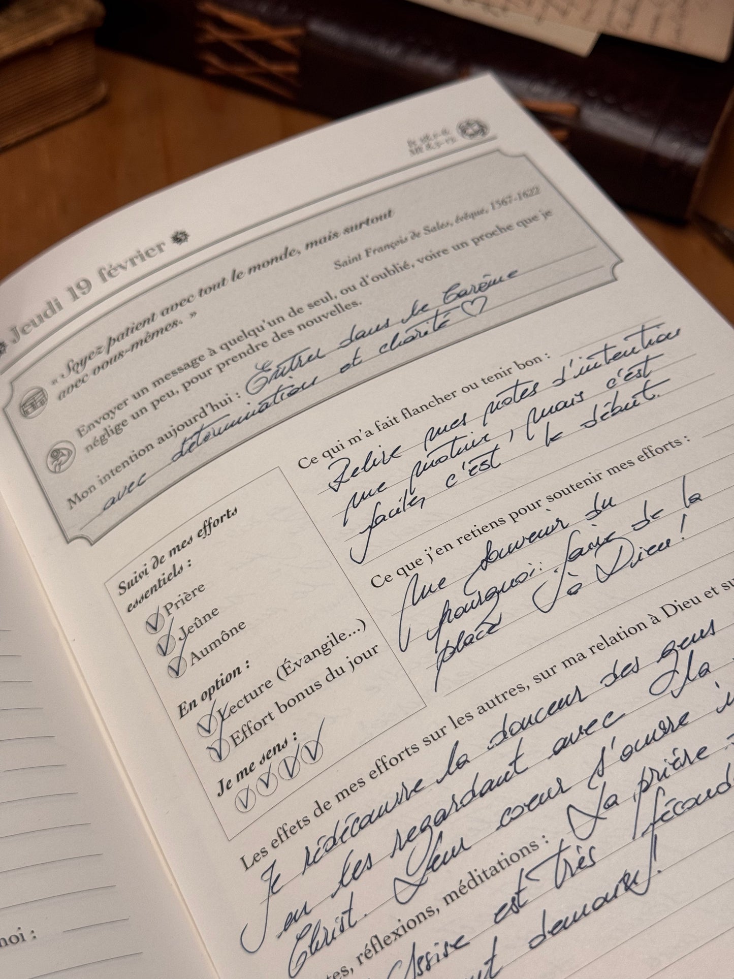 Journal de Carême 2026 - le carnet